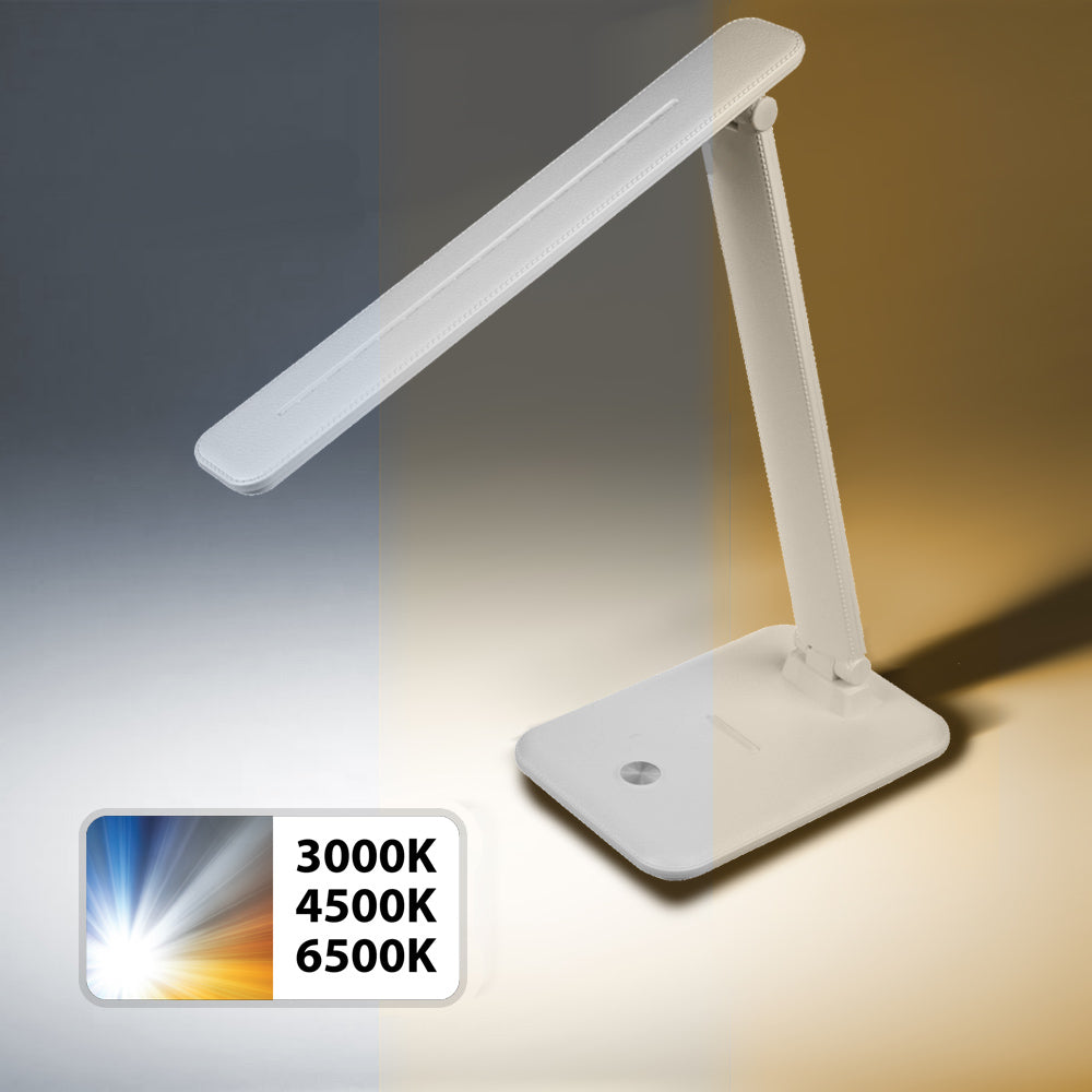 Maclean LED-Schreibtischleuchte, max. 9W, 220-240V AC, farbumschaltbar, dimmbar, 450lm, MCE614 W