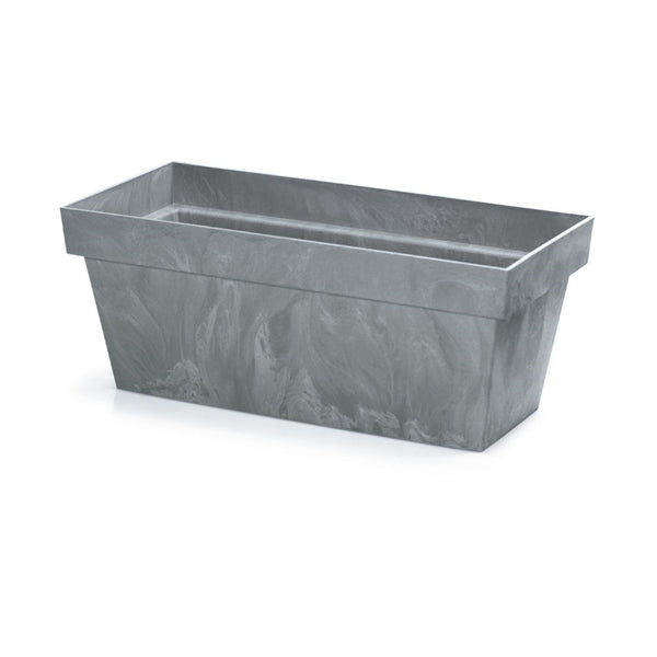 Cube Case Beton Effect Blumenkasten für Innen- und Außenbereich Rechteckig Blumentopf UV-beständig