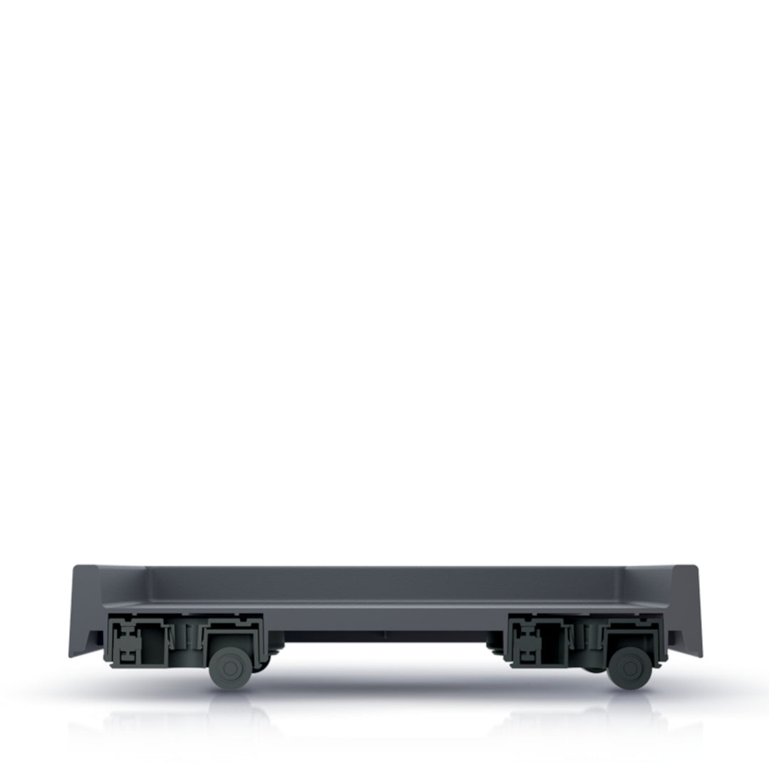 Mobile Saucer Square Blumentopf Untersetzer mit Rollen Pflanzenroller Blumenroller Roller 360 Grad Drehbar Quadratisch 366x366x60mm