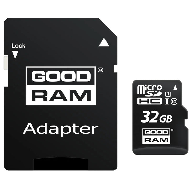 32GB microSD-Speicherkarte + SD-Adapter Klasse 10 UHS-I Goodram