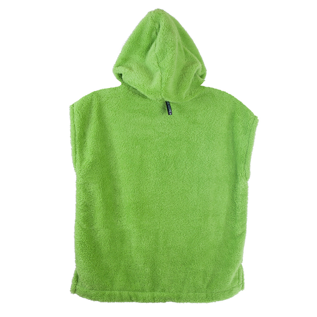 Lil Hug Surf Poncho Handtuch Ideal für Schwimmen und Strand Badetuch Handtuch Kapuzenbadetuch 3-6 Jahre (Grün)