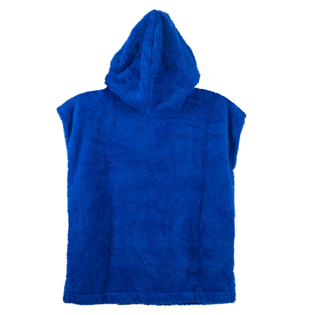 HugMe Lil Hug Surf Poncho Handtuch Ideal für Schwimmen und Strand Badetuch Handtuch Kapuzenbadetuch 3-6 Jahre (Königsblau)
