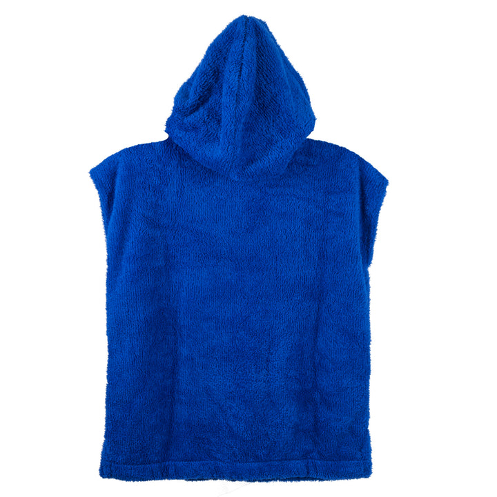 HugMe Lil Hug Surf Poncho Handtuch Ideal für Schwimmen und Strand Badetuch Handtuch Kapuzenbadetuch 3-6 Jahre (Königsblau)