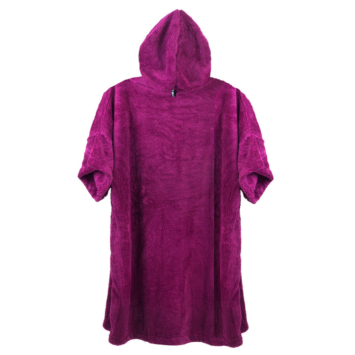 Hug SIS Surf Poncho Handtuch Ideal für Schwimmen und Strand Badetuch Poncho mit Ärmel Handtuch Kapuzenbadetuch (Fuchsie, Flamingo)