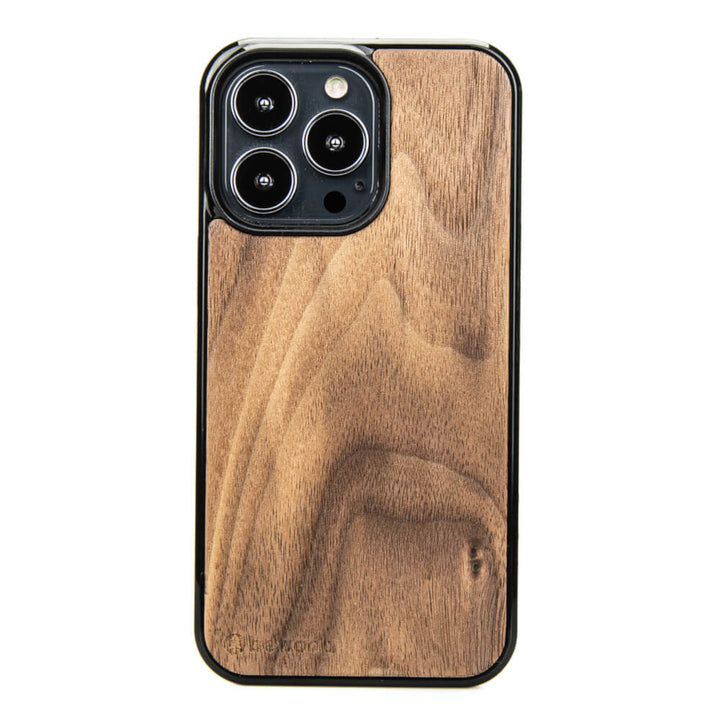 HOLZETUI IPHONE 13 PRO AMERIKANISCHER NUSSBAUM HOHE QUALITÄT