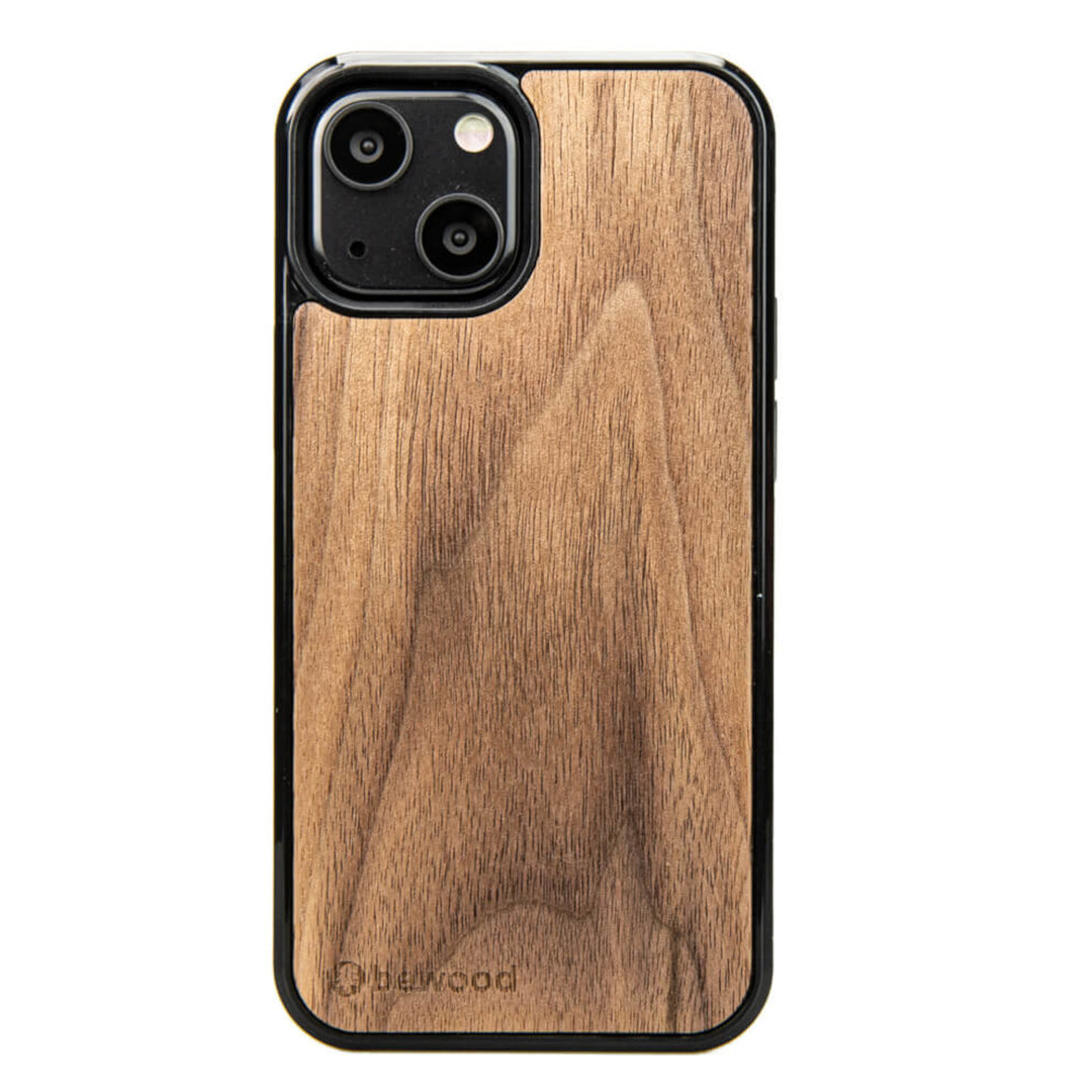 HOLZETUI IPHONE 13 MINI AMERIKANISCHER NUSSBAUM HOHE QUALITÄT
