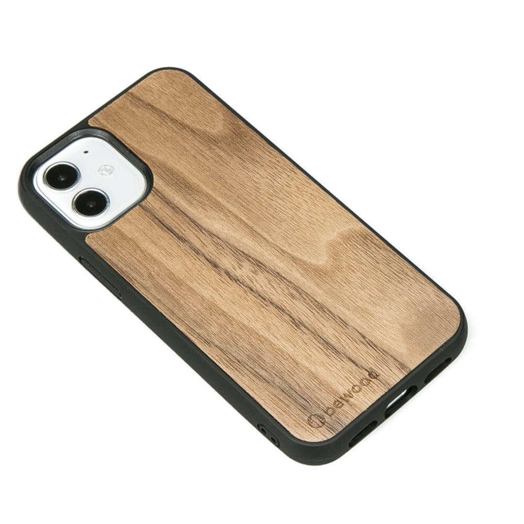 HOLZETUI IPHONE 12 MINI AMERIKANISCHER WALNUSSBAUM HOHE QUALITÄT