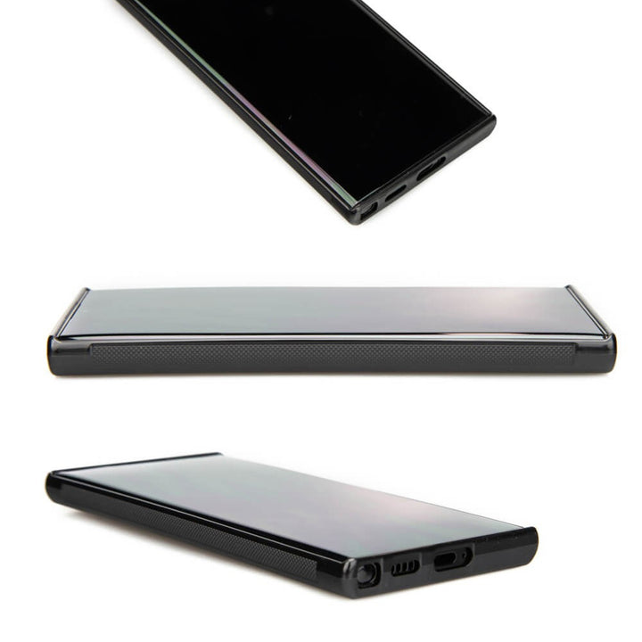 Bewood Handyhülle Holzetui Kompatibel mit Samsung Galaxy S22 Ultra Schutzhülle Hergestellt aus Naturholz Handwerkliche Präzision (Traveler/Merbau)