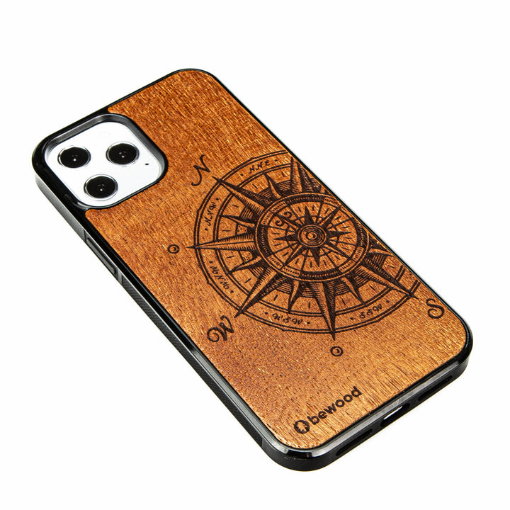 HOLZETUI IPHONE 12 PRO MAX TRAVELER MERBAU HOHE QUALITÄT