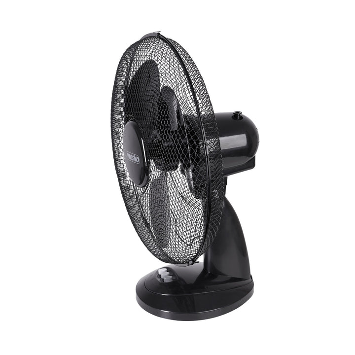 Tischventilator 23cm 45W Mesko MS 7308, Oszillation, zwei Lüfterstufen