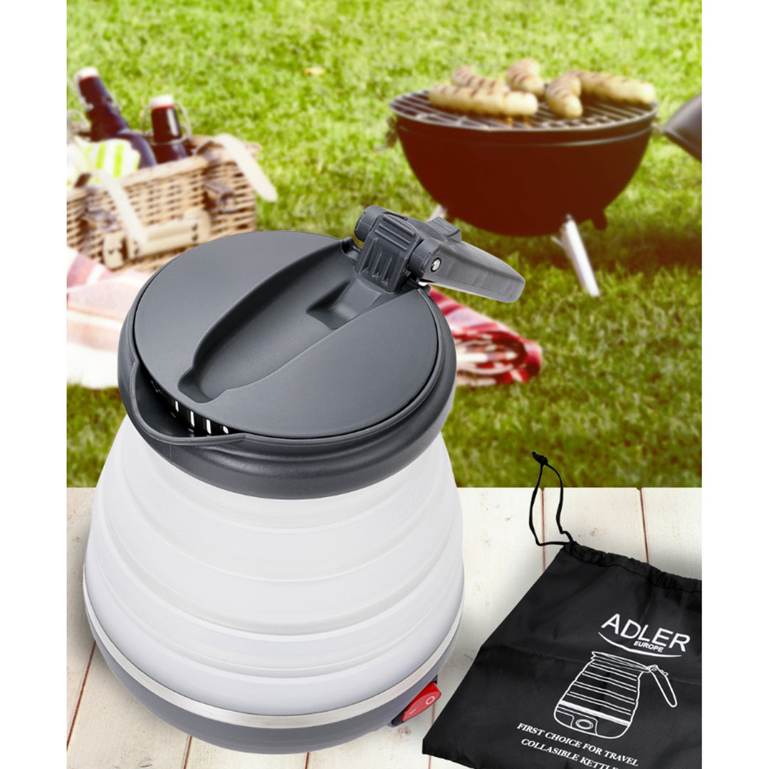 Silikon-Reise-Wasserkocher 0,6L Adler AD 1370 UK-Version