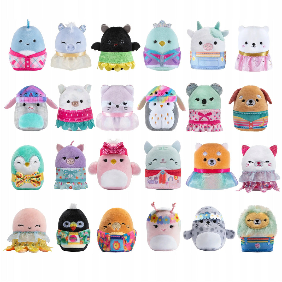 Mystery Minimaskottchen Plüsch Plüsch-Maskottchen Mini Squishmallows S4-Mix 5cm - 1 Stück - Mix - Zufälliges Maskottchen
