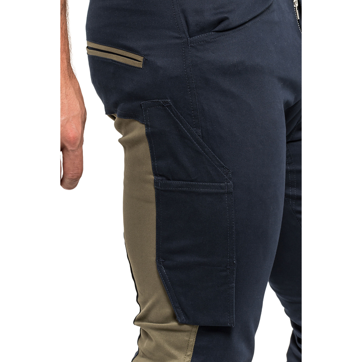 TUBBOS Bundhose in marineblau/oliv, Größe 50