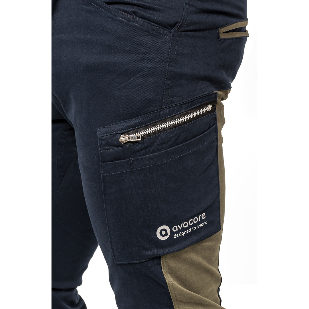 TUBBOS Bundhose in marineblau/oliv, Größe 56