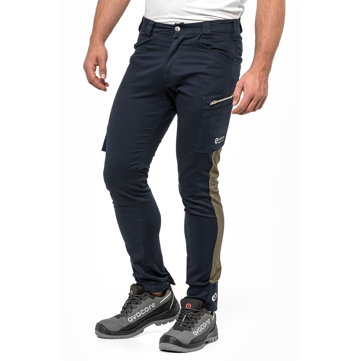 TUBBOS Bundhose in marineblau/oliv, Größe 62