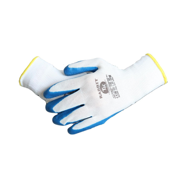 Arbeitshandschuhe Latexhandschuhe Gartenhandschuhe  Größe 9 (12 PAAR)