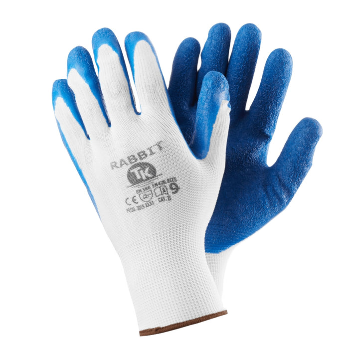 Arbeitshandschuhe Latexhandschuhe Gartenhandschuhe  Größe 10 (12 PAAR)