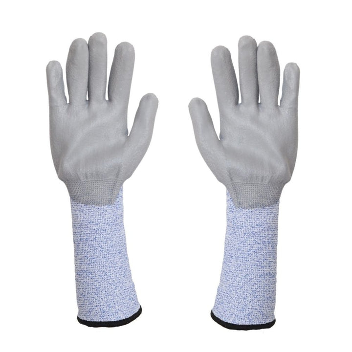 SCHNITTHEMMENDE HANDSCHUHE MIT VERLÄNGERTEN STULPEN GRÖSSE 10 (12 PAAR)