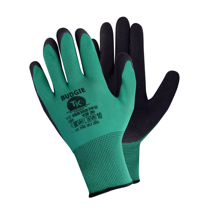 TK BUDGIE PVC SCHAUMSTOFFBESCHICHTETE HANDSCHUHE GR. 7 (12 PAAR)