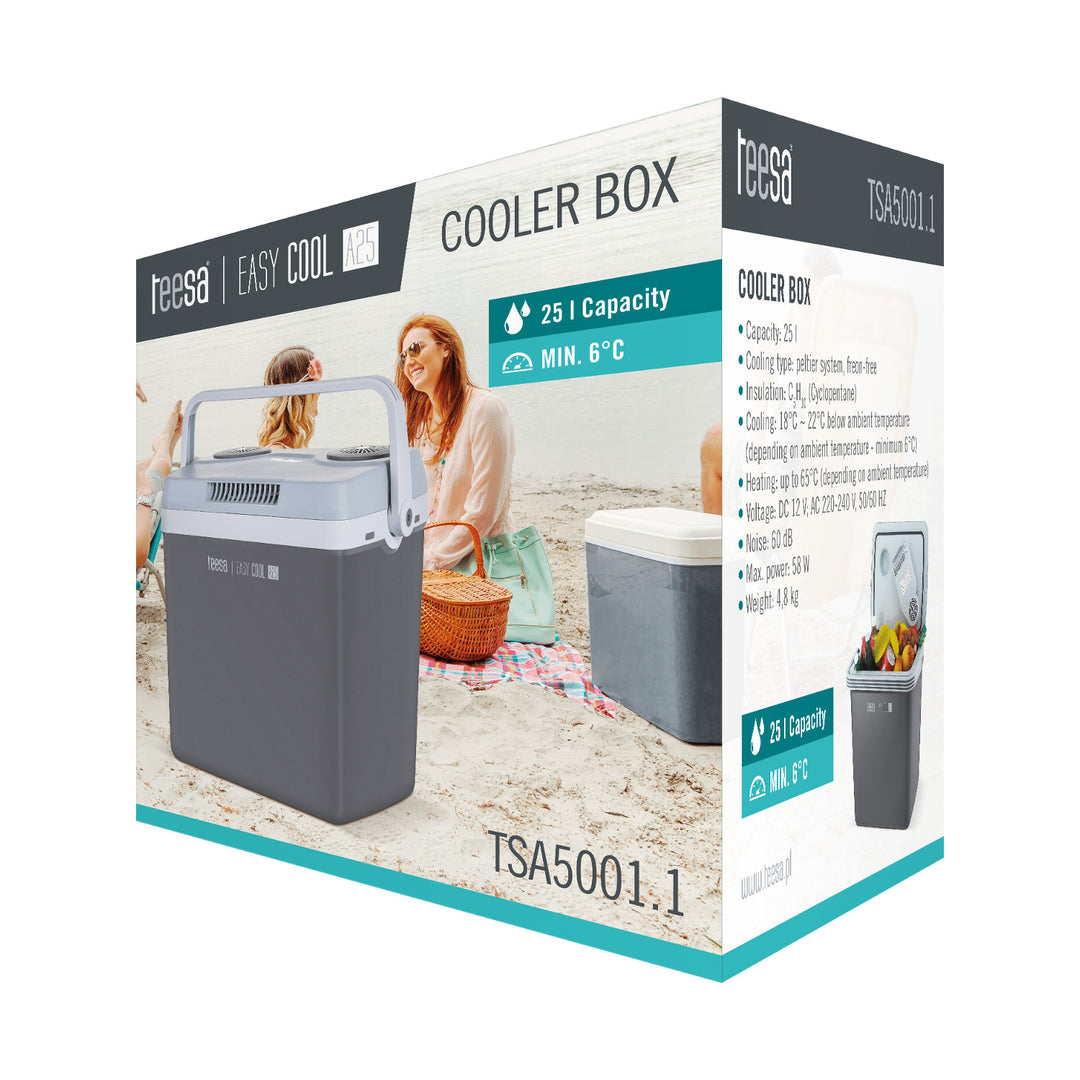 Reisekühlschrank 25l mit Heizfunktion Teesa EASY COOL A25
