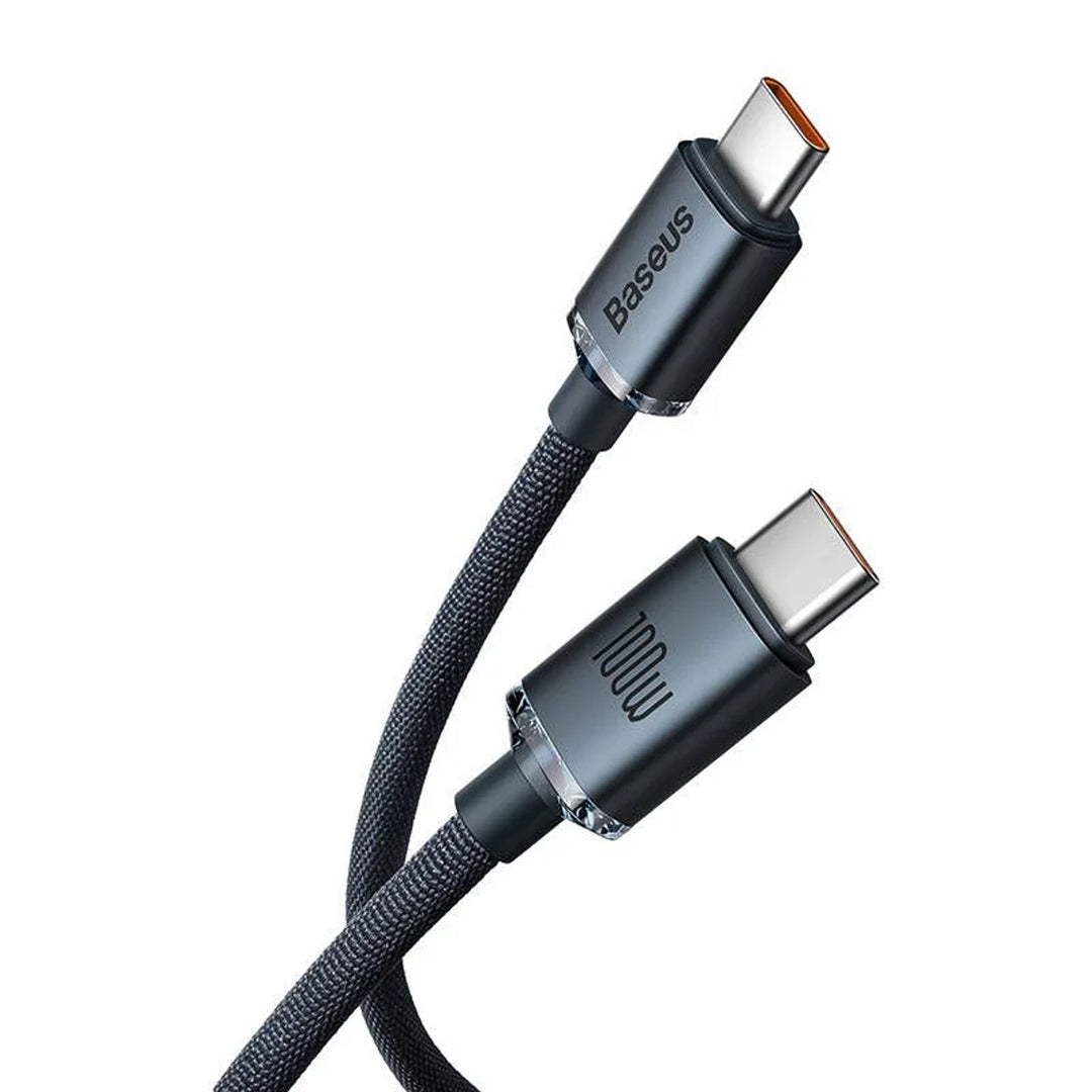 USB-C PD 2.0 1.2m Kabel Baseus Crystal CAJY000601 Schnellladung 3.0 100W