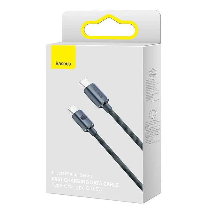 USB-C PD 2.0 1.2m Kabel Baseus Crystal CAJY000601 Schnellladung 3.0 100W
