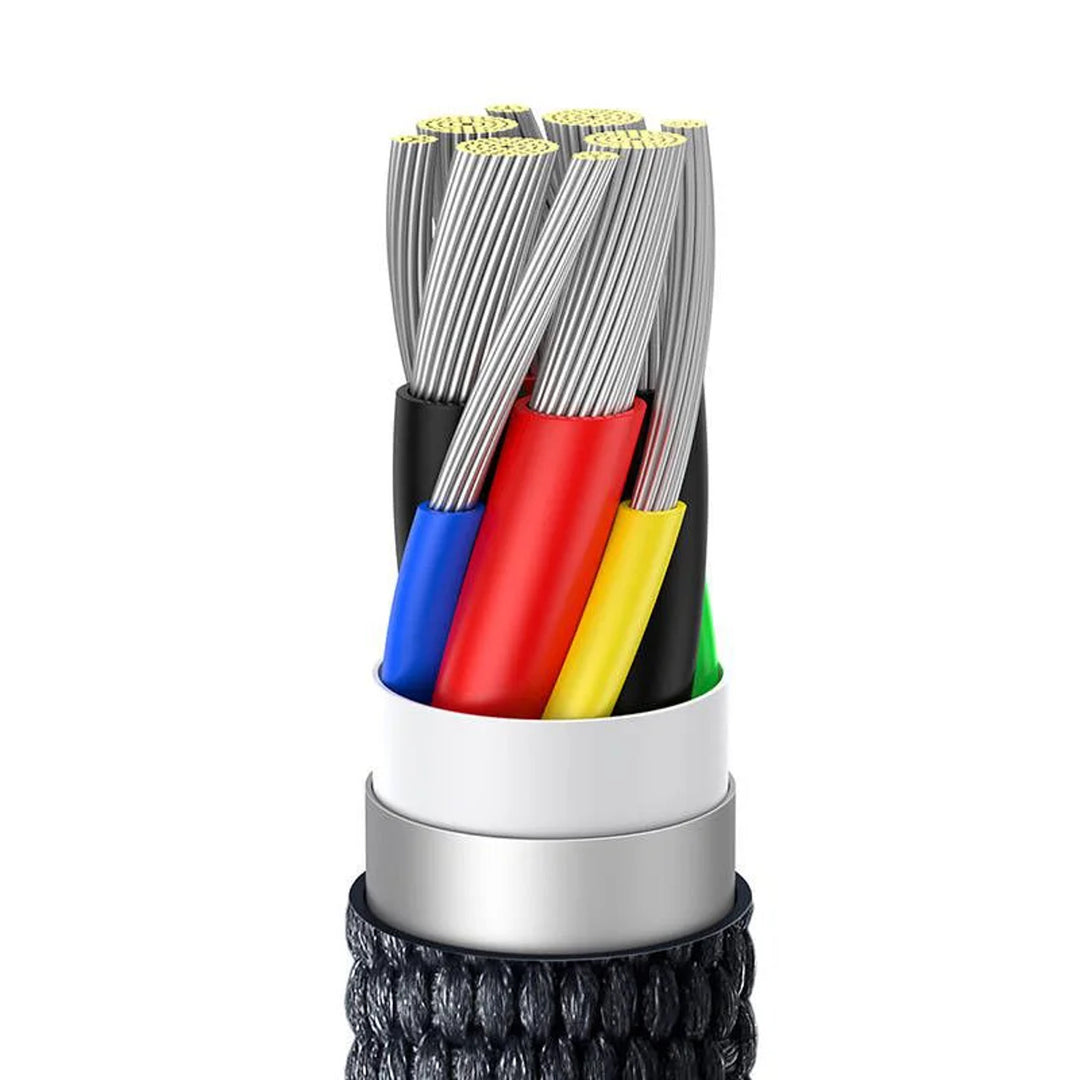 USB-C PD 2.0 1.2m Kabel Baseus Crystal CAJY000601 Schnellladung 3.0 100W