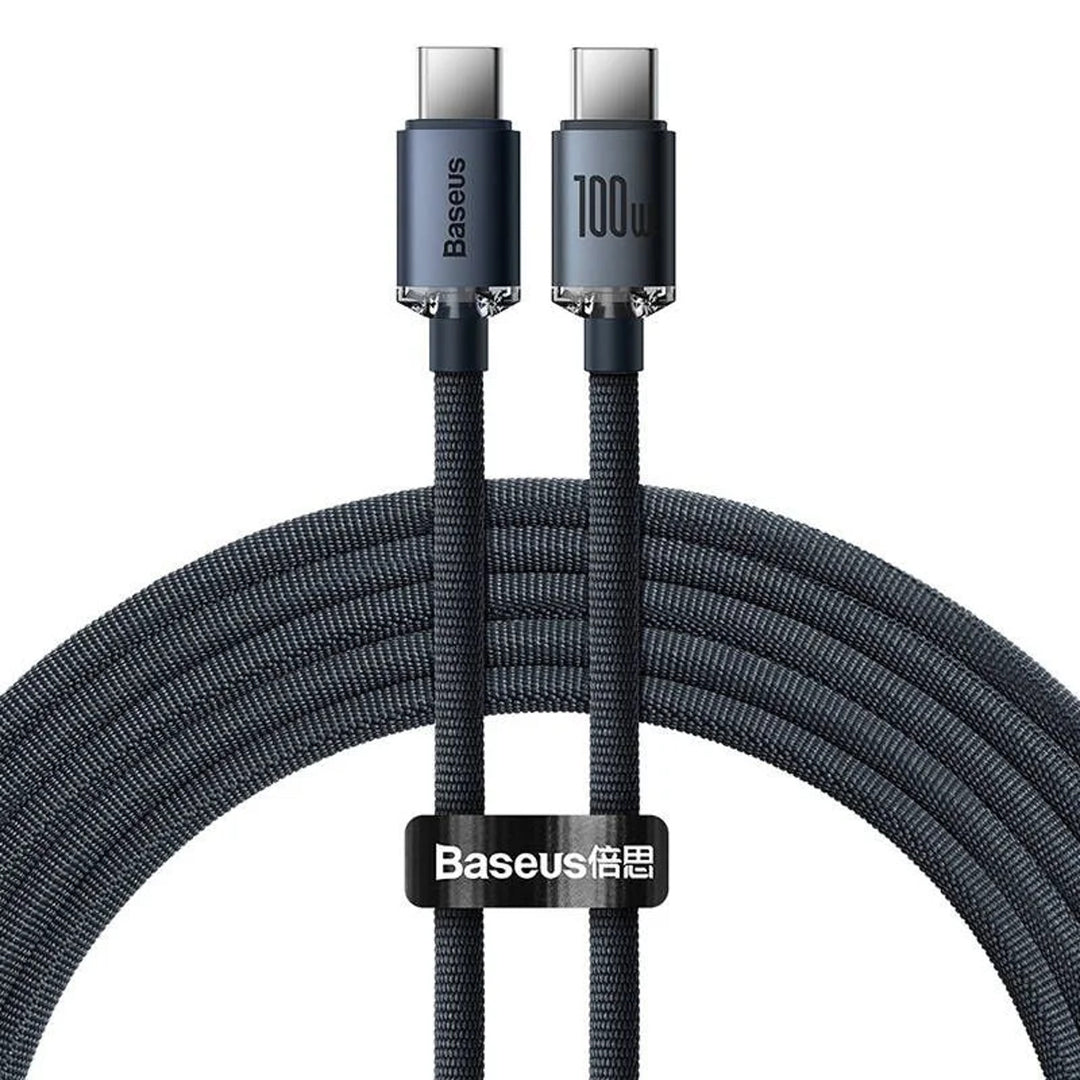 USB-C PD 2.0 1.2m Kabel Baseus Crystal CAJY000601 Schnellladung 3.0 100W
