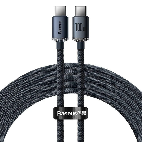 USB-C PD 2.0 1.2m Kabel Baseus Crystal CAJY000601 Schnellladung 3.0 100W