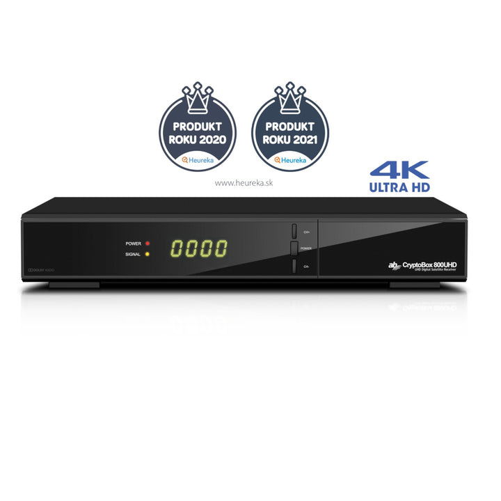 AB Cryptobox 800 UHD / AB CR800UHD 4K - UHD Satellitenempfänger und Mediaplayer  H.265 HEVC Codec