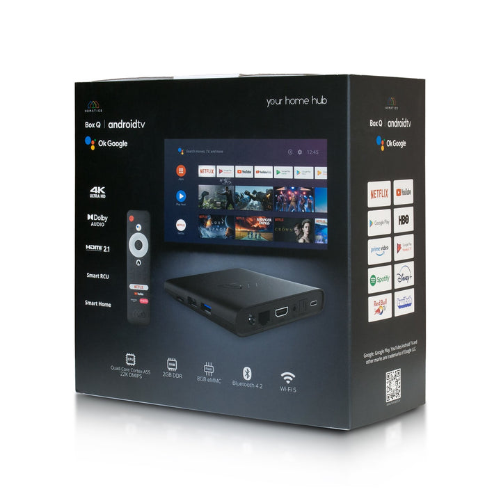 Homatics Box Q Android TV 2GB DDR RAM / 8 GB eMMC Flash
