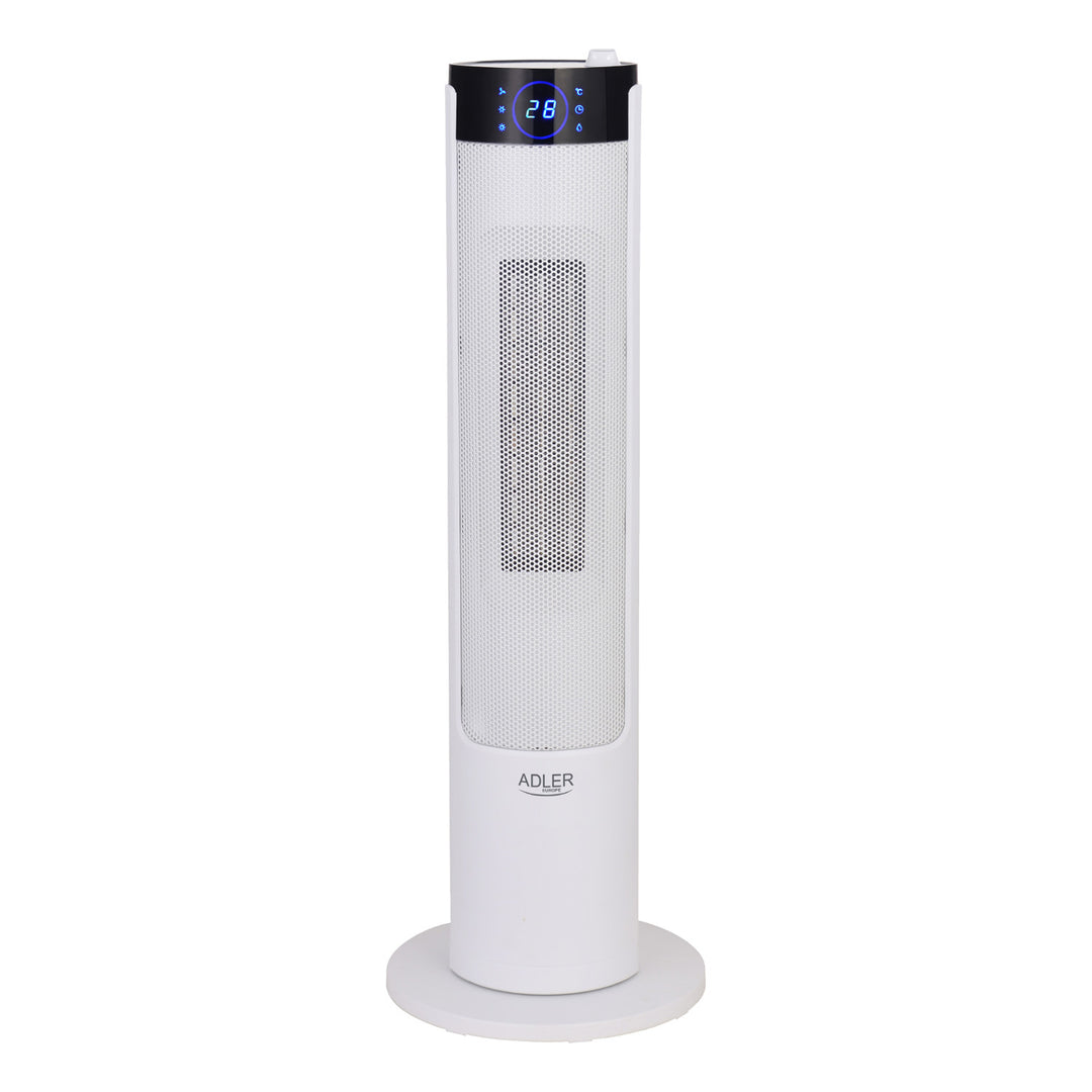 Turmheizkörper Elektroheizkörper mit Luftbefeuchtung und Kühlung Horizontale Oszillation 80° Keramik 2200 W mit Fernbedienung