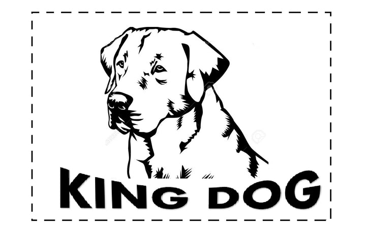 Großes Hunde- und Katzenbett 75 x 65 Blau - Kingdog Größe M