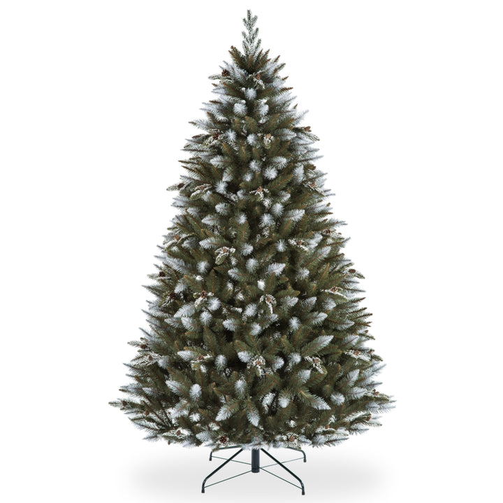 Premium PVC Weihnachtsbaum Verschneite Fichte mit PE 220 Zweigen