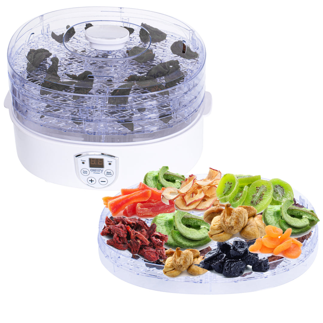 Lebensmitteltrockner, 550W, Dörrautomat, Lebensmittel Dehydrator, Dörrgerät für Lebensmittel