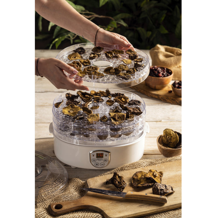 Lebensmitteltrockner, 550W, Dörrautomat, Lebensmittel Dehydrator, Dörrgerät für Lebensmittel