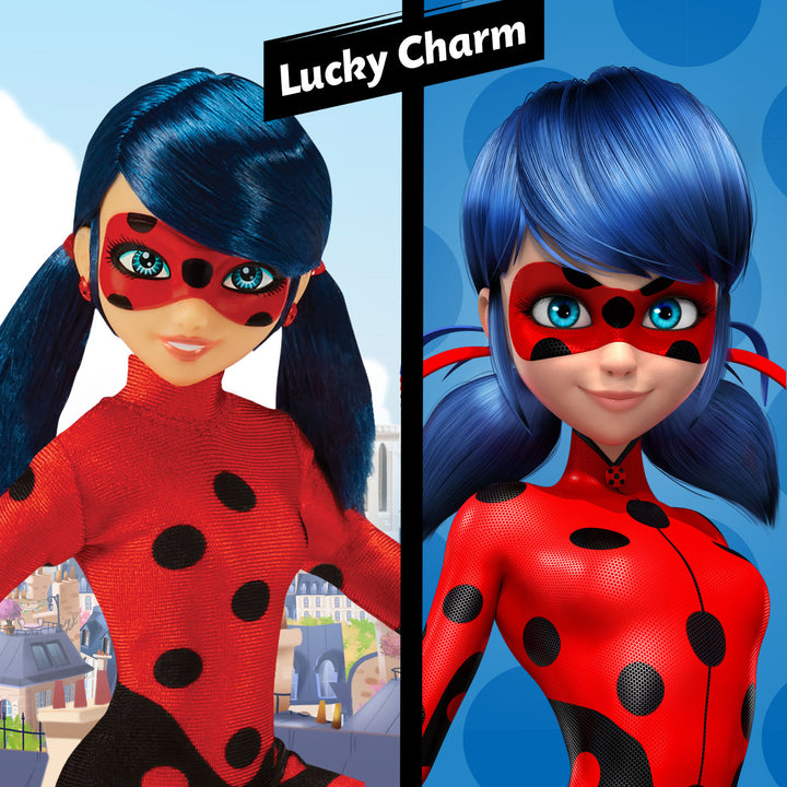 Puppe Marienkäfer Glücksbringer 26cm von Miraculous Ladybug and Black Cat
