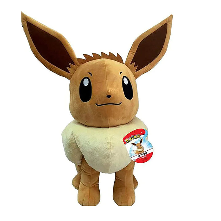 Pokemon 24" Eevee Plüschtier Superweich Jazwares Braun 60cm Sammlerstück