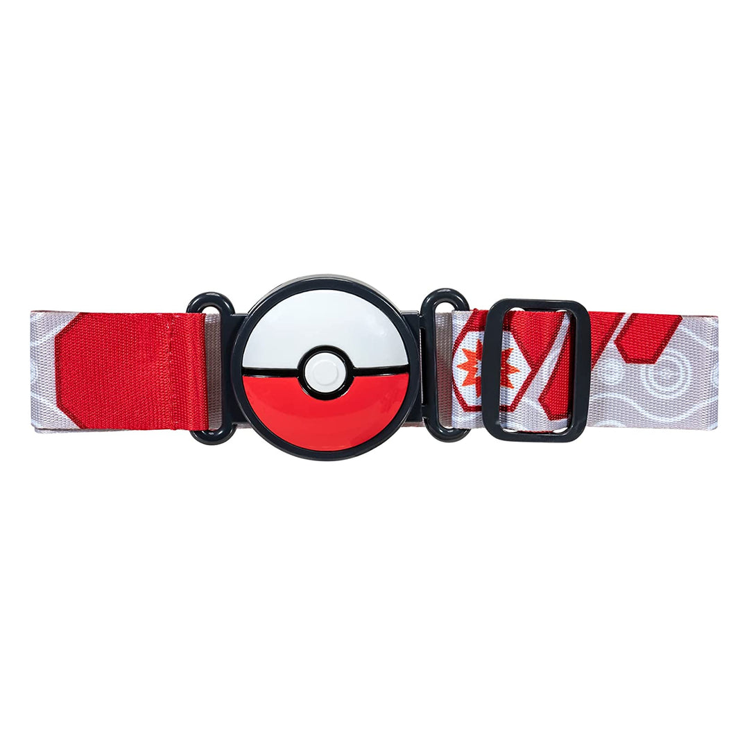 Pokémon PKW2717 - Clip and Go Pokéball Gürtel Set - Wiederball, Timerball & Machollo, offizielles Set mit Figur