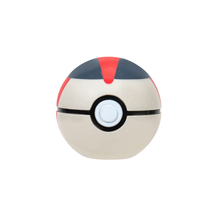 Pokémon PKW2717 - Clip and Go Pokéball Gürtel Set - Wiederball, Timerball & Machollo, offizielles Set mit Figur