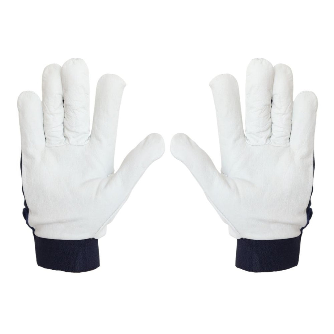 Wolf Arbeitshandschuhe Handschuhe aus Atmungsaktiver Baumwolle Gartenarbeit Arbeitsschutz Mechanikerhandschuhe mit Klettverschluss Größe:10 3x Paar