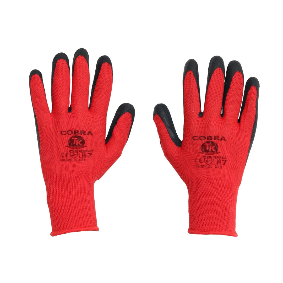 LATEXBESCHICHTETE COBRA-HANDSCHUHE GRÖSSE 11 (3 PAAR)