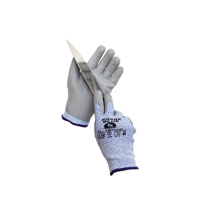 Schutzhandschuhe Handschuhe Arbeitshandschuhe mit Polyurethan-Beschichtung Gr 6 (3 Paar)