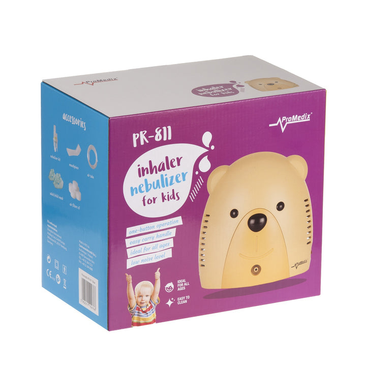 Inhaliergerät ProMedix PR-811 Teddy Inhalator Vernebler + Schnuller