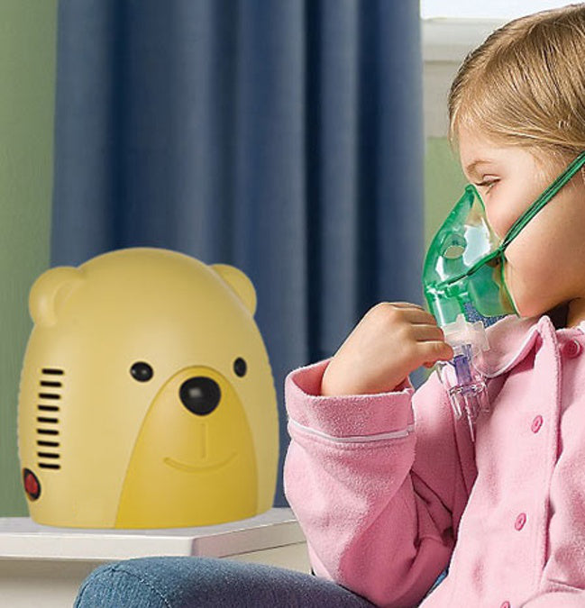 Inhaliergerät ProMedix PR-811 Teddy Inhalator Vernebler + Schnuller