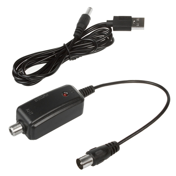 Direktionale TV-Antenne DVB-T MUX 8 + 5 V usb Adapter