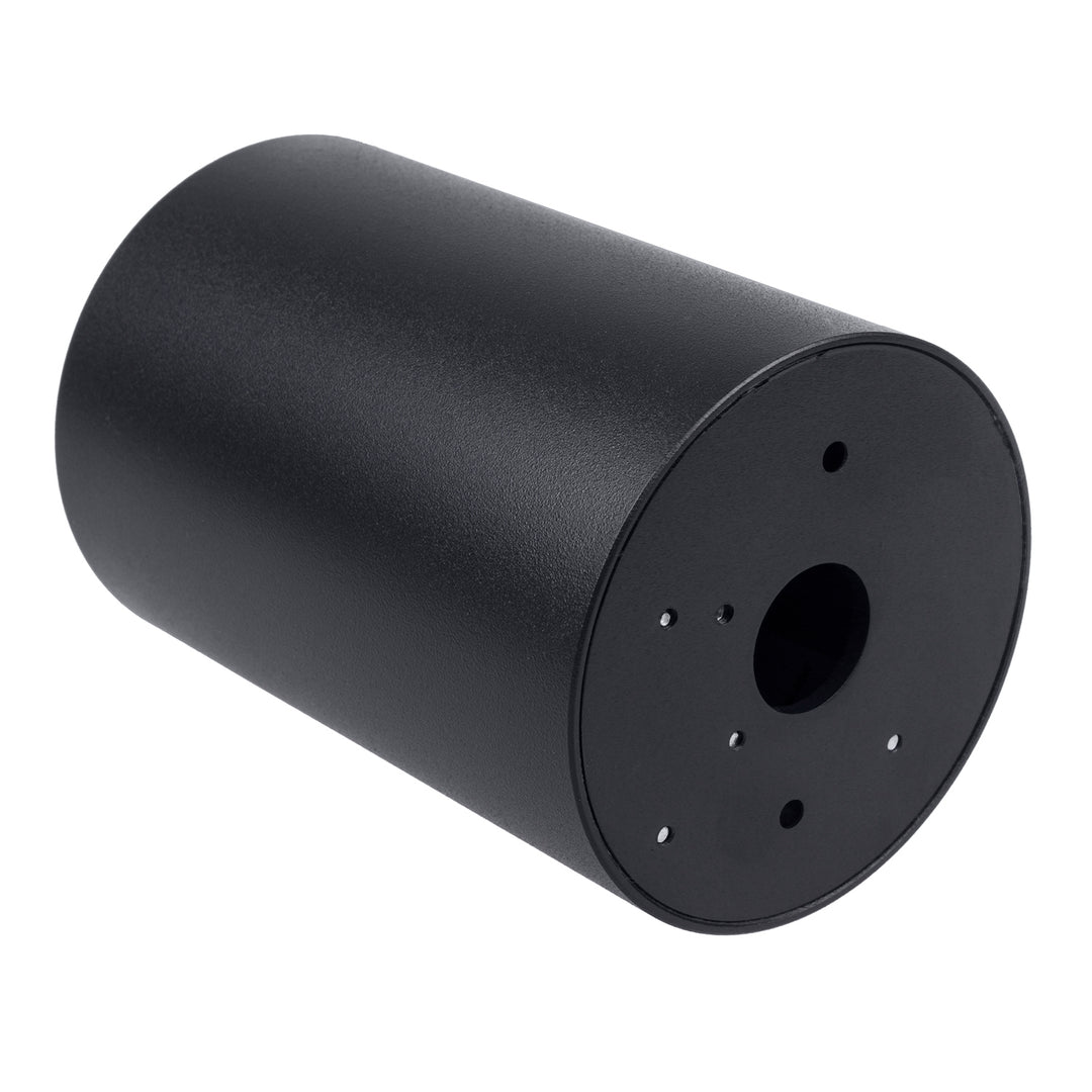 Maclean Runde Plafond Schwarz MCE422 B + LED-Lampe GU10 5W 4000K