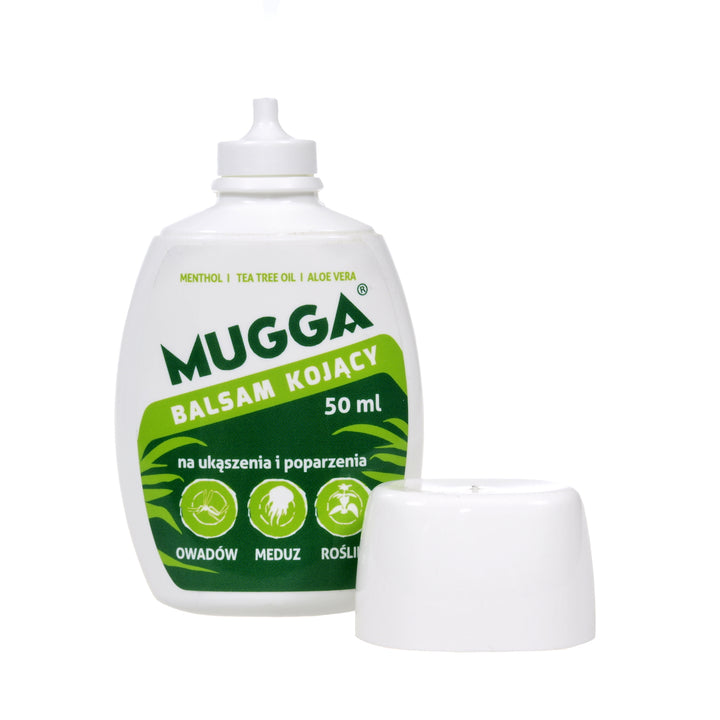 Mugga Spray 9,5% 75ml gegen Mücken und Zecken + Beruhigende Lotion 50ml