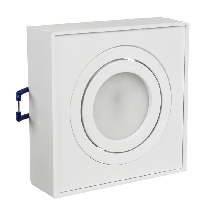 Unterputzleuchte MCE464 W 7W + Led GU10