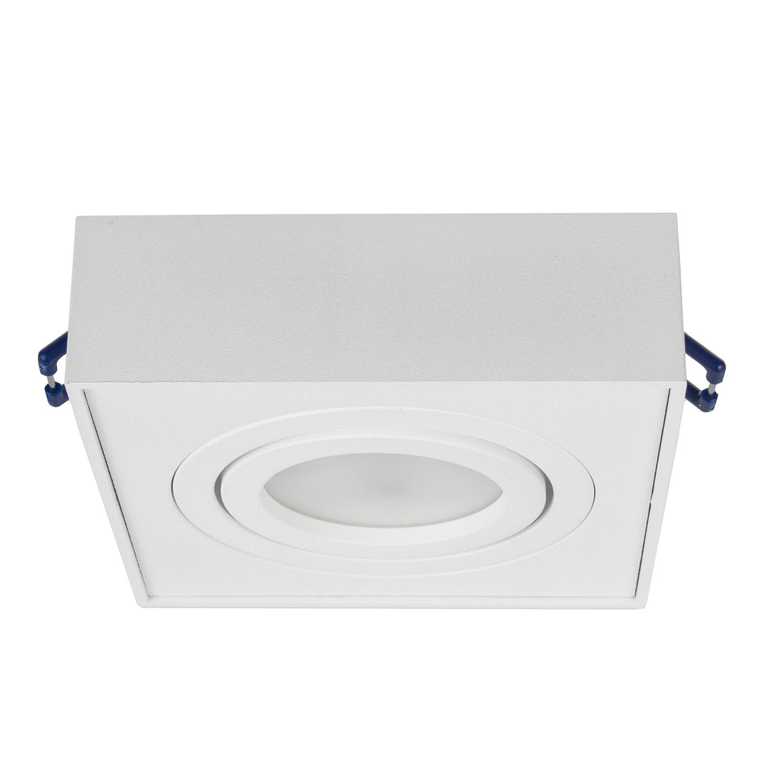 Unterputzleuchte MCE464 W 7W + Led GU10